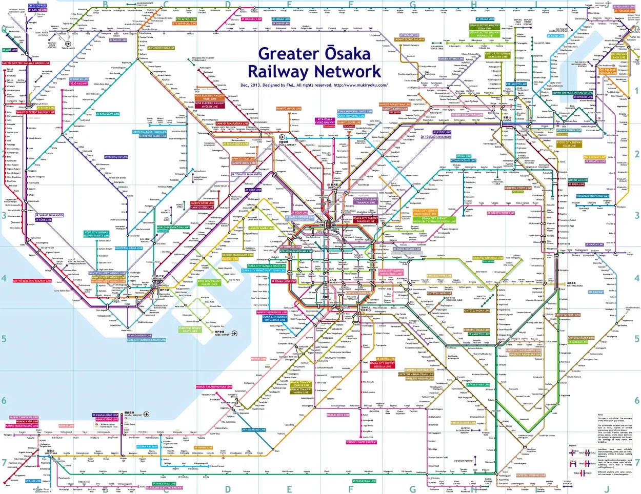 Bagaimana Menggunakan Transportasi Umum di Osaka: Navigasi di Kota